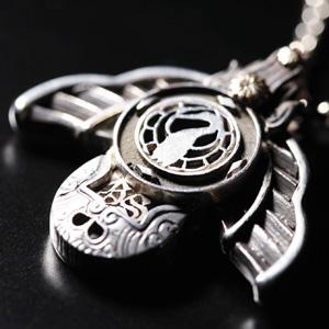 劒屋 双翼鍔 Soyoku No TSUBAメンズネックレス シルバーネックレス