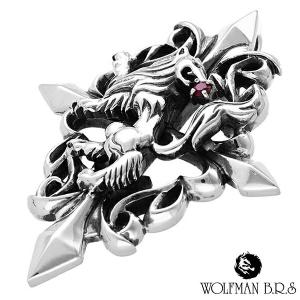 WOLFMAN B.R.S（ウルフマンBRS） ファイヤー ウルフ ドッグタグ
