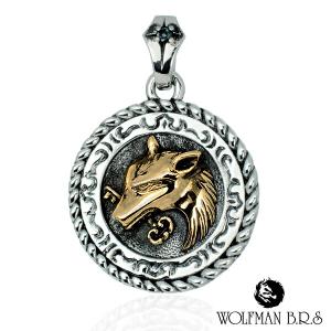 WOLFMAN B.R.S（ウルフマンBRS） ファイヤー ウルフ ドッグタグ