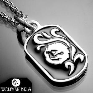 WOLFMAN B.R.S（ウルフマンBRS） ファイヤー ウルフ ドッグタグ