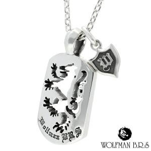 WOLFMAN B.R.S（ウルフマンBRS） ファイヤー ウルフ ドッグタグ
