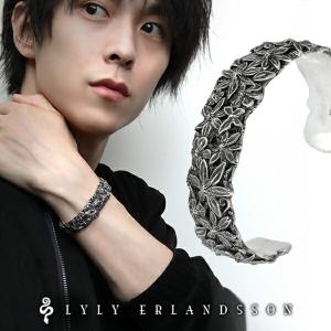 Give Me a Wing ストーン ウイング バングル シルバー メンズ