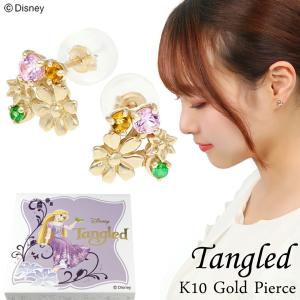 ディズニー ラプンツェル ゴールド ピアス 塔の上のラプンツェル Disney 公式 オフィシャル ディズニーピアス プリンセス K10 イエローゴールド 爆買