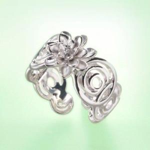 XOLO XOLO(ショロ) Signet Ring with Black Flower シグネットリング