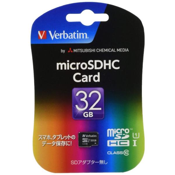 Verbatim バーベイタム microSDHCカード 32GB UHS-1 U1 Class10...