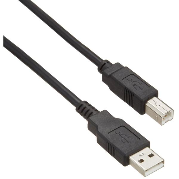 iBUFFALO USB2.0ケーブル2.0m ブラック BSUAB220BK
