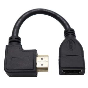 ViViSun HDMI 延長ケーブル ハイスピード オス-メス 金メッキ端子 ９０°Ｌ型 HDMIタイプA オス- HDMIタイプA メス｜ginowan