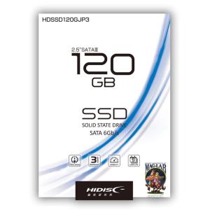 HIDISC 2.5インチ 内蔵型SSD 120GB SATA6Gb/s 7mm HDSSD120GJP3