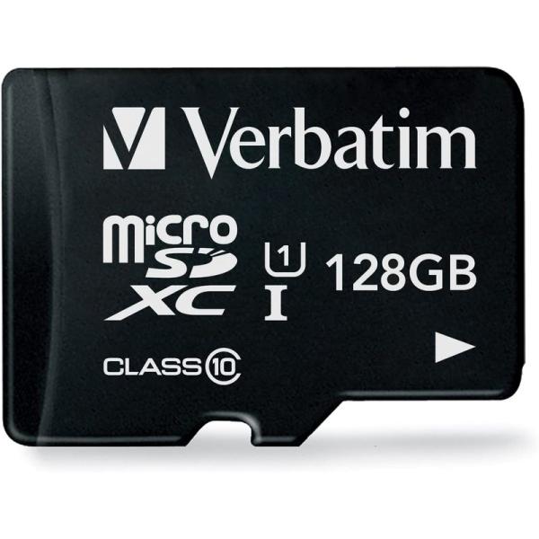 バーベイタム (Verbatim) microSD 128GB 最大90MB/s UHS-1 U1 ...