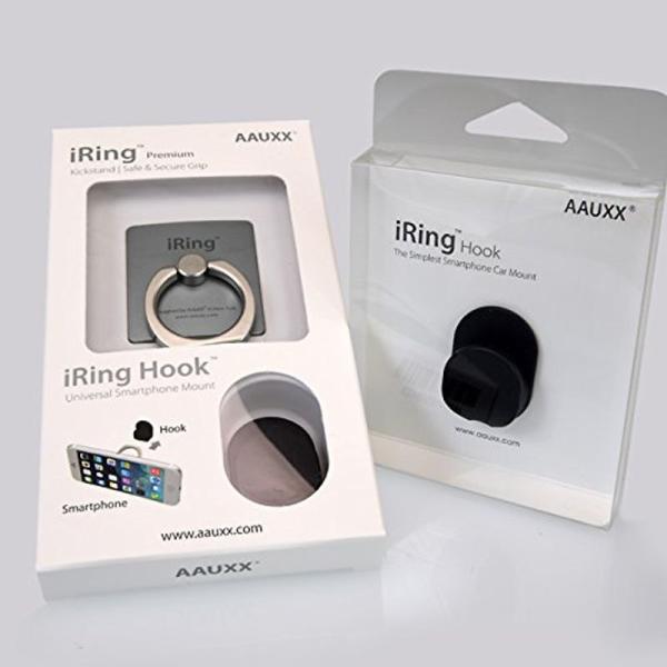 AAUXX アイリング フック2個セット iRing Hook スマホ タブレット用 スタンド 落下...