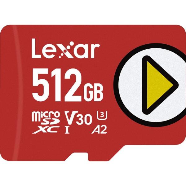 Lexar PLAY microSDXC 512GB UHS-Iカード LMSPLAY512G-BN...