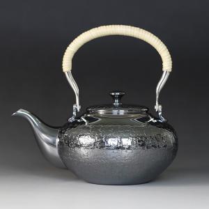 茶道具　銀瓶　いぶし　槌目　時代物　古道具　湯沸　急須 茶道具 銀瓶 いぶし 槌目 時代物 古道具 湯沸 急須