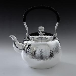 茶道具 銀瓶 銀びん 銀ビン 湯沸かし 湯沸し 阿古陀 阿古だ あこだ