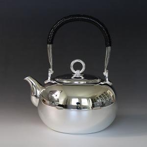 煎茶道具 洗瓶 銀瓶 銀燻 約500ml : 茶道具いまや静香園 - 通販