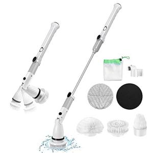 HOMGOO ターボプロ 電動お掃除ブラシ バスポリッシャー お風呂掃除ブラシ デッキブラシ 7.4V 2000mAhハイパワー お風呂 台所 トイレ