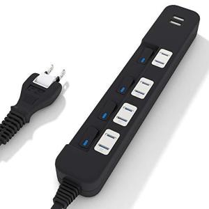 SAYBOUR タップ電源タップ 3.4A USB 付き