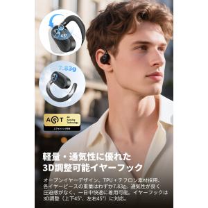 サウンドピーツ オープンイヤー ワイヤレスイヤ...の詳細画像3