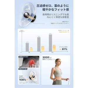 ワイヤレスイヤホン オープンイヤー イヤーカフ...の詳細画像3