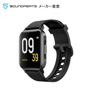 SOUNDPEATS Watch 1スマートウォッチ 活動量計 睡眠モニター 着信通知 IP68防水 1.4インチ 運動不足対策 カロリー消費記録