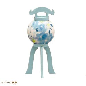 小さな木製パステル盆提灯(ちょうちん)一対 ハ...の詳細画像4