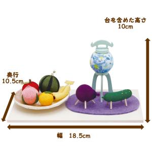 小さなパステル盆飾りお供えセット ハンドメイド...の詳細画像3