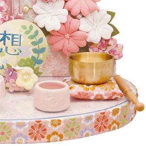 在庫限り コンパクト祭壇 金襴 想 桜・空 犬...の詳細画像5