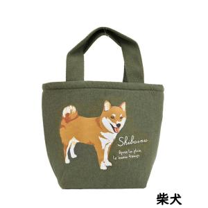 ポケット付きランチトート Dogsー犬雑貨/イ...の詳細画像1