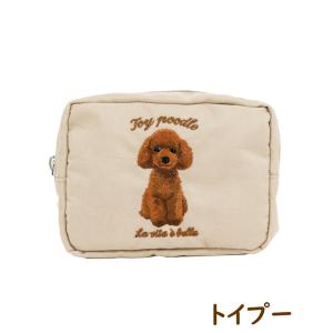 刺繍ポーチ シュナウザー/コーイケル/柴犬/プ...の詳細画像4
