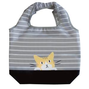 在庫限り エコバッグ チャトラ(グレー) 猫雑...の詳細画像1