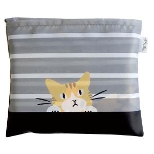 在庫限り エコバッグ チャトラ(グレー) 猫雑...の詳細画像2
