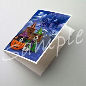 在庫限り　ハロウィンカード　キャバリア Halloween House　輸入雑貨　犬雑貨　犬グッズ