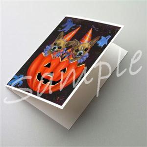 在庫限り　ハロウィンカード　チワワ Halloweenies　輸入雑貨　犬雑貨　犬グッズ
