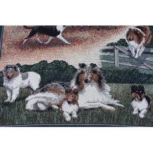 在庫限り ゴブラン織り タペストリー コリー ...の詳細画像2