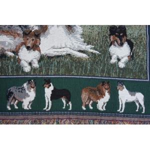 在庫限り ゴブラン織り タペストリー コリー ...の詳細画像5