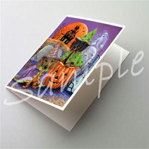 在庫限り　ハロウィンカード　ダックス Halloween Haunted House　輸入雑貨　犬雑貨　犬グッズ