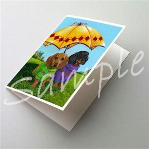 在庫限り　グリーティングカード　ダックス Hot Doggies　輸入雑貨　犬雑貨　犬グッズ