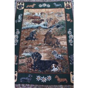 在庫限り ゴブラン織り タペストリー ダックス...の詳細画像1