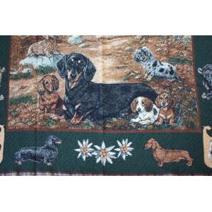 在庫限り ゴブラン織り タペストリー ダックス...の詳細画像3