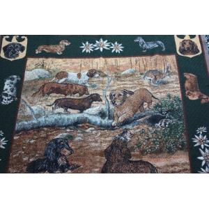 在庫限り ゴブラン織り タペストリー ダックス...の詳細画像5