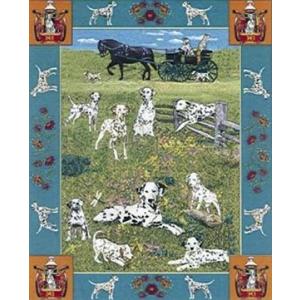 在庫限り　ゴブラン織り　タペストリー　ダルメシアン　輸入雑貨　 犬雑貨　犬グッズ