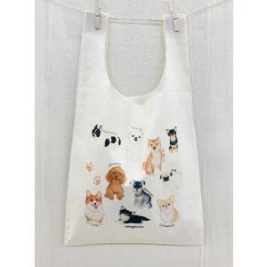 エコバッグ ワンコたち 犬雑貨・犬グッズ・プード...の商品画像