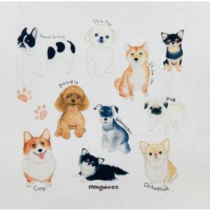 エコバッグ ワンコたち 犬雑貨・犬グッズ・プー...の詳細画像1