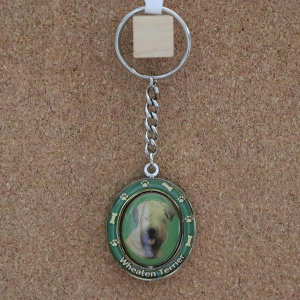 在庫限り　スピン　ドッグキーチェーン　ウィートン・テリア　輸入雑貨　犬雑貨　犬グッズ