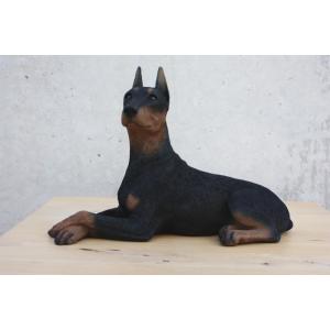 在庫限り　フィギュア　ドッグ　ドーベルマン　輸入雑貨　犬雑貨　犬グッズ