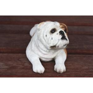 在庫限り フィギュア ドッグ ブルドッグ/伏せ...の詳細画像1