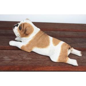 在庫限り フィギュア ドッグ ブルドッグ/伏せ...の詳細画像2