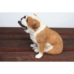 在庫限り フィギュア ドッグ ブルドッグ/お座...の詳細画像2