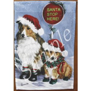 在庫限り　ガーデンフラッグ　シェルティー　輸入雑貨　犬雑貨　犬グッズ