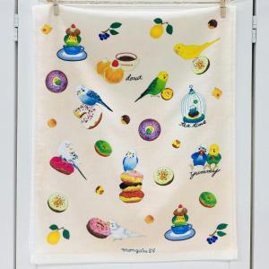 ☆フェイスタオル☆スイーツことりタオル 鳥雑貨...の詳細画像2