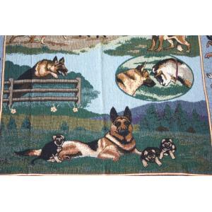 在庫限り ゴブラン織り タペストリー シェパー...の詳細画像3